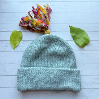 OOAK Autumn Collection - Kantha Tassel Pom Pom Beanies