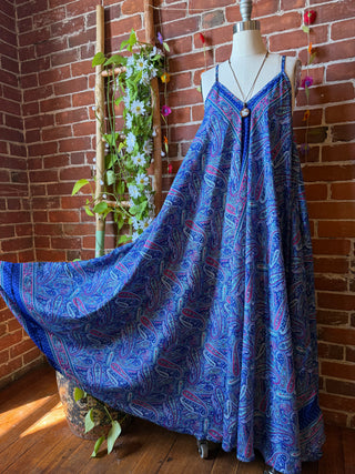 Delphia Recycled Sari Dress w/ Pockets
