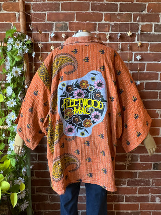 OOAK Autumn Collection - Upcycled Fleetwood Inspired Boho Vintage Kantha Jacket