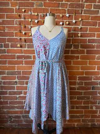 Flowy Capricorn in Blue Dress w/ Pockets