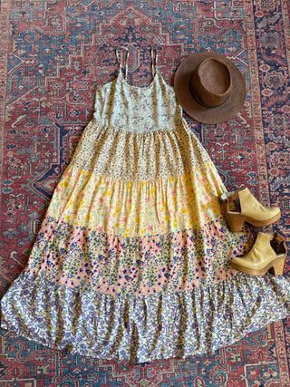 Spring Soul Tiered Flowy Dress