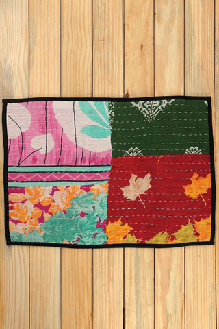 Boho Kantha Placemats - Set of 4