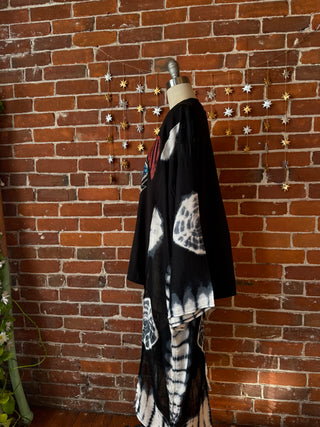 Grateful Dead Inspired Hybrid Tie Dye Hi Lo Top