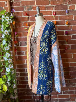 Autumn Stroll Boho Berber Cardigan