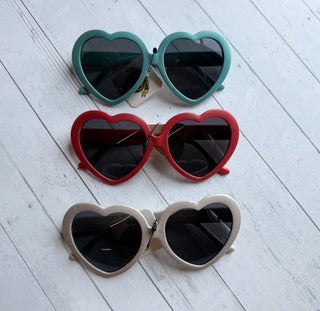 Eco Friendly Wheat Grass Heart Shaped Sunglasses