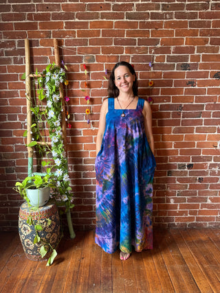 Sugar Magnolia Tie Dye Dress 100% Cotton