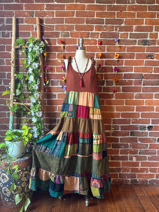 Juniper Patchwork Maxi Dress