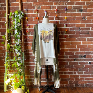 Fleetwood Mac Butterfly Hybrid Tie Dye Hi Lo Top