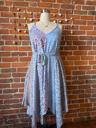 Flowy Capricorn in Blue Dress w/ Pockets