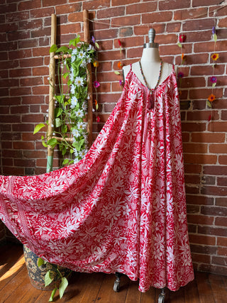 Delphia Recycled Sari Dress w/ Pockets