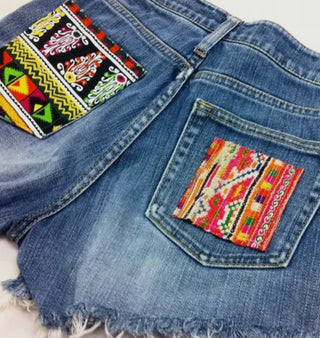 DIY Upcycled Hmong Fabric Patch Kit