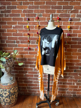 David Bowie Inspired Hybrid Tie Dye Hi Lo Top