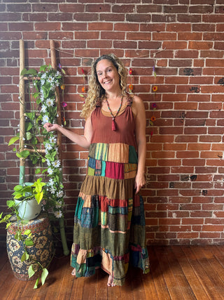 Juniper Patchwork Maxi Dress
