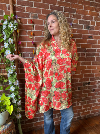 Mellow Yellow Mini Dress / Kaftan Tunic Top