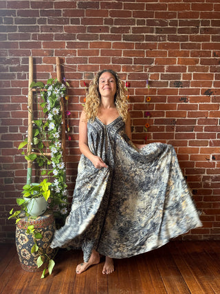 Delphia Recycled Sari Dress w/ Pockets