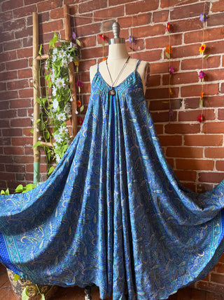 Delphia Recycled Sari Dress w/ Pockets