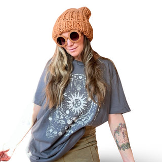 Flower Sunglasses - Cognac