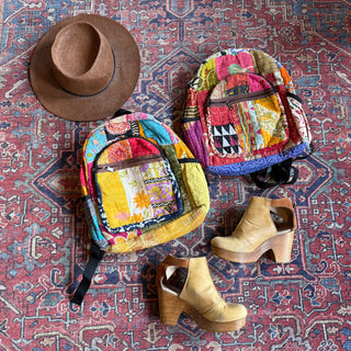 Day Tripper Patchwork Kantha Backpack