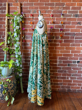 Delphia Recycled Sari Dress w/ Pockets