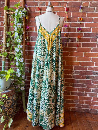 Delphia Recycled Sari Dress w/ Pockets