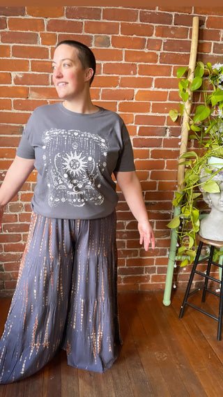 Stars, Sun + Moon Charcoal TShirt