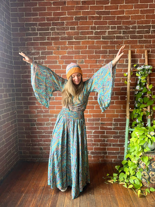 The Muse In Turquoise  Top + Pants Combo