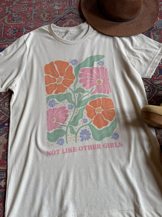 Not Like Other Girls Flower TShirt