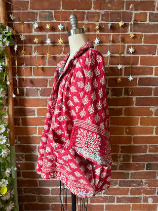 OOAK Autumn Collection - Upcycled Peter Tosh Inspired Vintage Kantha Jacket