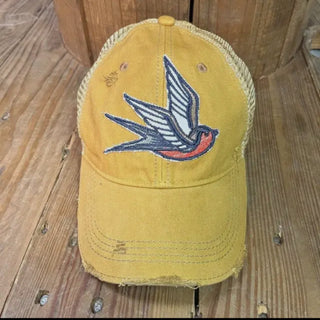 Boho Bird Patch Hat