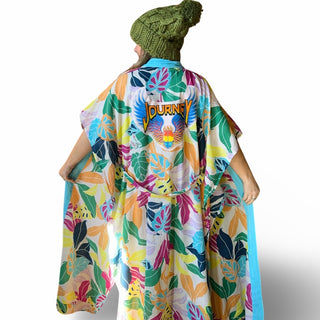 Upcycled Journey Inspired Botanical Kimono