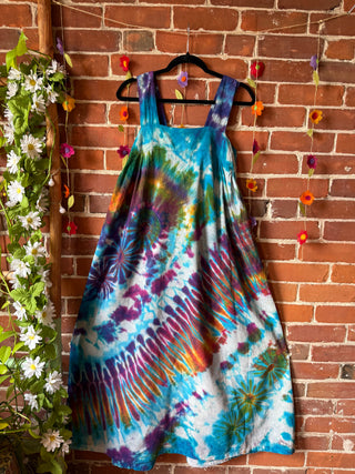Sugar Magnolia Tie Dye Dress 100% Cotton