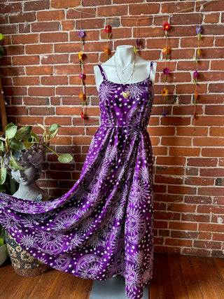 Celestial Dress Sun, Moon + Stars - Purple