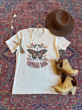 Vintage Soul Monarch Butterfly Tee