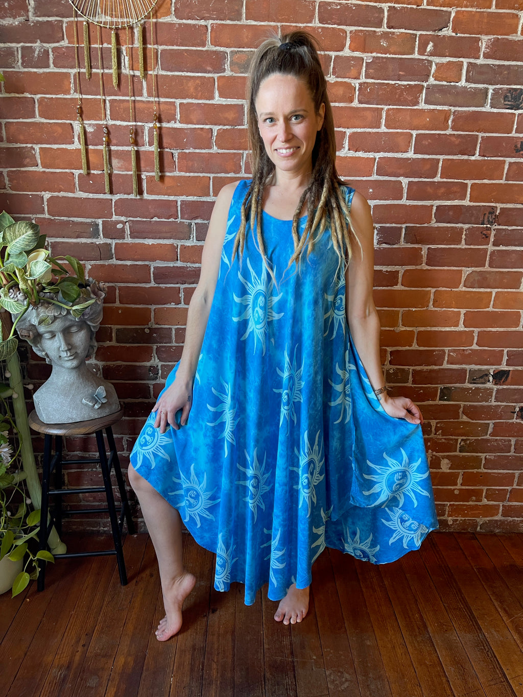 Here Comes Sunshine Flowy Festival Dress – MountainGirlClothing