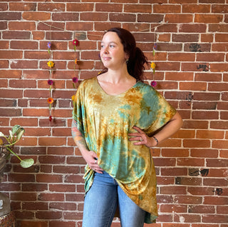 Callisto Tie Dye Free Flowing Tunic / Top