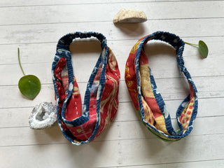 Reversible Cotton Kantha Headband