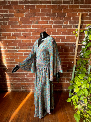 The Muse In Turquoise  Top + Pants Combo