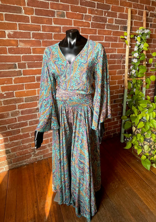 The Muse In Turquoise  Top + Pants Combo