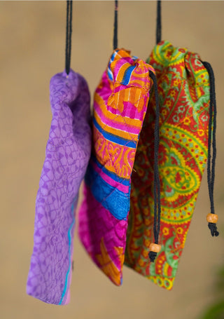 Mystery Recycled Sari Glasses Case