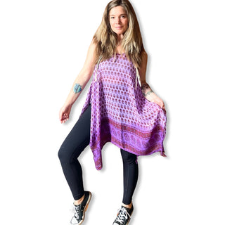 Dahlia Tank Top Purple