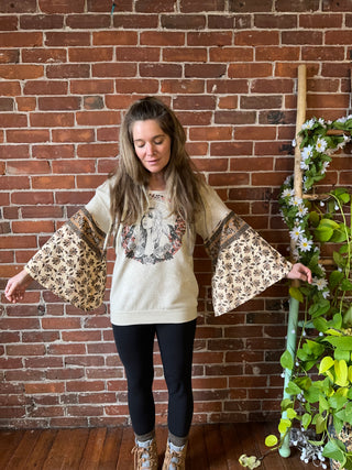 SEND IN YOUR OWN TEE or Sweatshirt - Custom Bell Sleeve Style