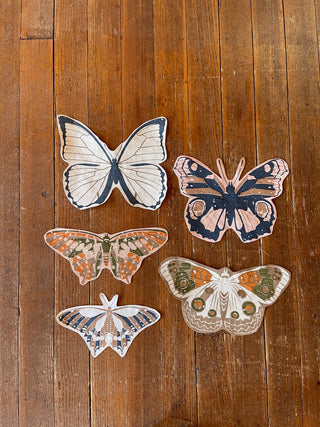 Iron On Luna Butterfly Fabric Patch Set