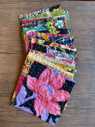 Kantha Squares for Quilting/Crafting