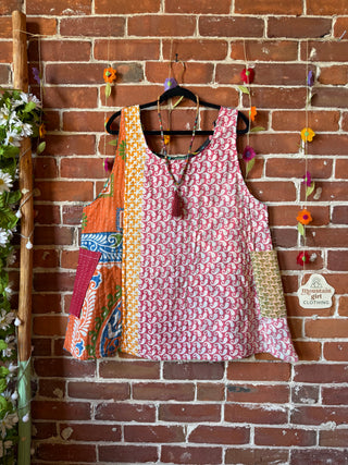Bohemian Journey Kantha Tank - Fair Trade Made