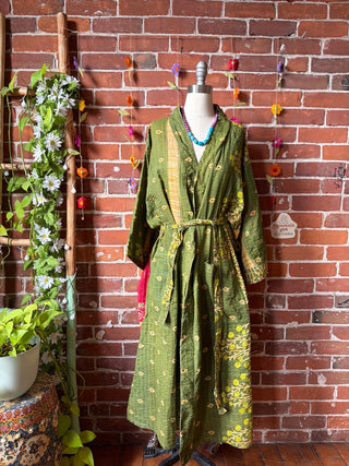 Riverstone Kantha Robe Kimono - Fair Trade Made