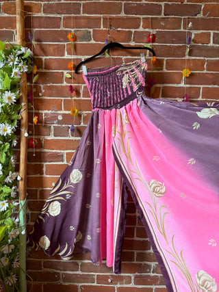 Festival Drift Recycled Sari Palazzo Pants - Fair Trade Made