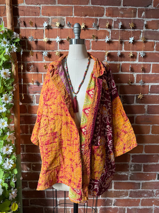 OOAK Autumn Collection - Upcycled Trey Anastasio Band +Goose 2022 Inspired Vintage Kantha Jacket