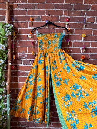 Festival Drift Recycled Sari Palazzo Pants - Fair Trade Made