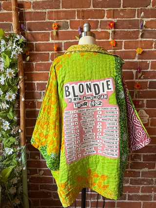 OOAK Summer Collection - Upcycled Blondie Inspired Vintage Kantha Jacket