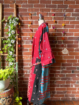 Riverstone Kantha Robe Kimono - Fair Trade Made